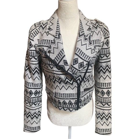 Anthropologie Jackets & Blazers - Capulet Aztec Southwest Tribal Moto Jacket